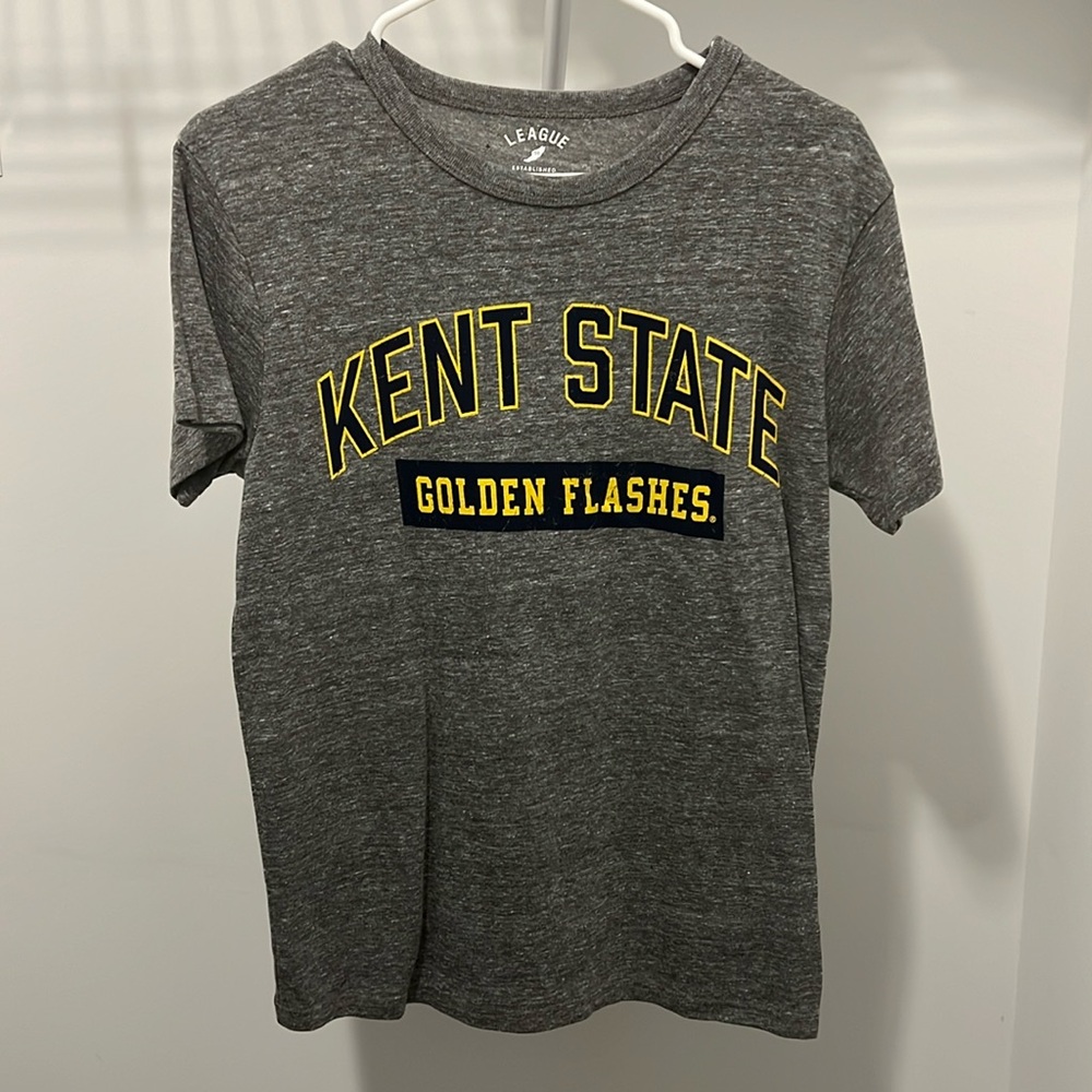 Kent state golden flashes oversized grey shirt size small